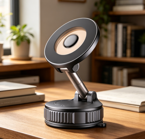 360° Magnetic Car Mount with Powerful Suction, Universal