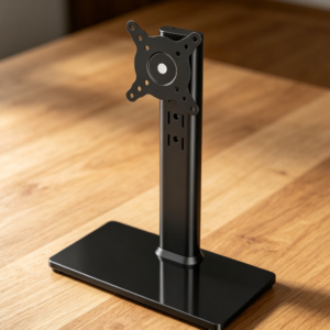 Single Monitor Stand, Swivel & Height Adjustable, VESA, Fits 33-81 cm, up to 35 kg
