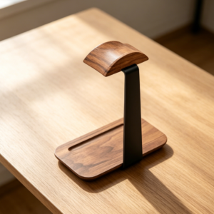 Wooden Headphone Stand