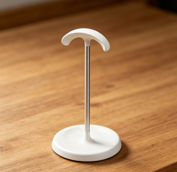Curved Headphone Stand with Tray