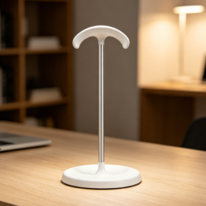 Curved Headphone Stand with Tray