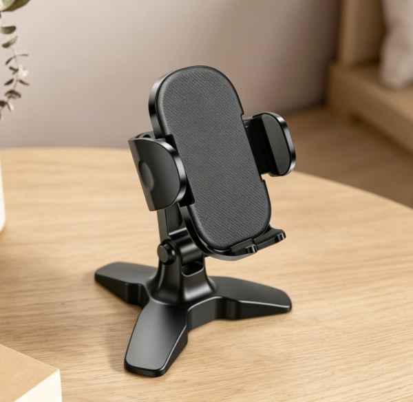 Heavy-Duty Desk Phone Cradle, Case-Friendly, Fits 12-17 cm Phones
