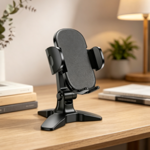 Heavy-Duty Desk Phone Cradle, Case-Friendly, Fits 12-17 cm Phones