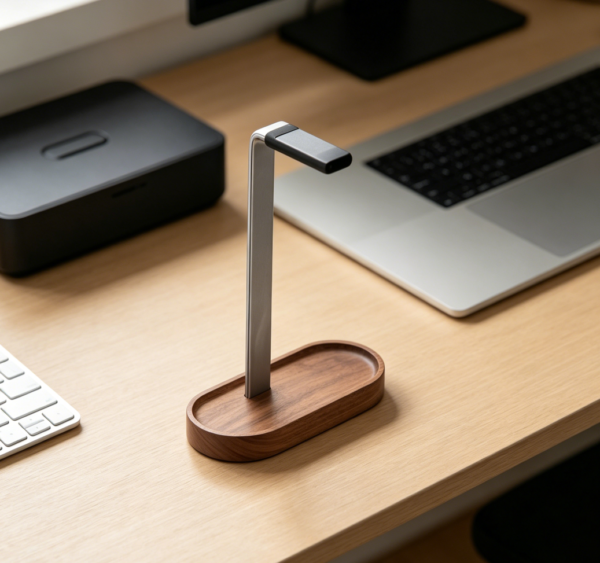 Solid Wood Headphone Stand