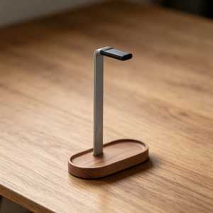 Solid Wood Headphone Stand