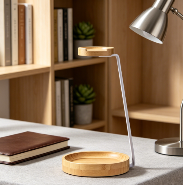 Wood & Aluminium Headphone Hanger