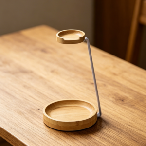 Wood & Aluminium Headphone Hanger