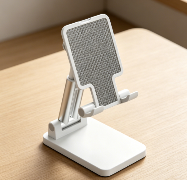 Fully Foldable Adjustable Phone Stand, Portable, Fits Phones & Small Tablets